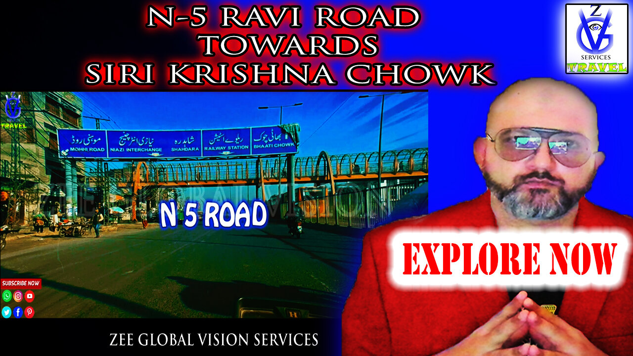 Pakistan: N-5 Towards Sri Krishna Chowk Ravi Road Lahore Travel Vlog