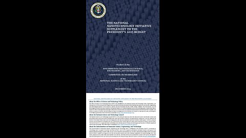 THE NATIONAL NANOTECHNOLOGY INITIATIVE SUPPLEMENT TO THE PRESIDENT’S 2025 BUDGET