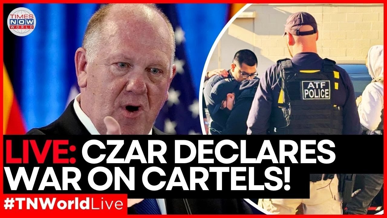 LIVE | 'Will WIPE YOU OFF the Face of the Earth', Trump's Border Czar Homan Targets Mexican Cartels