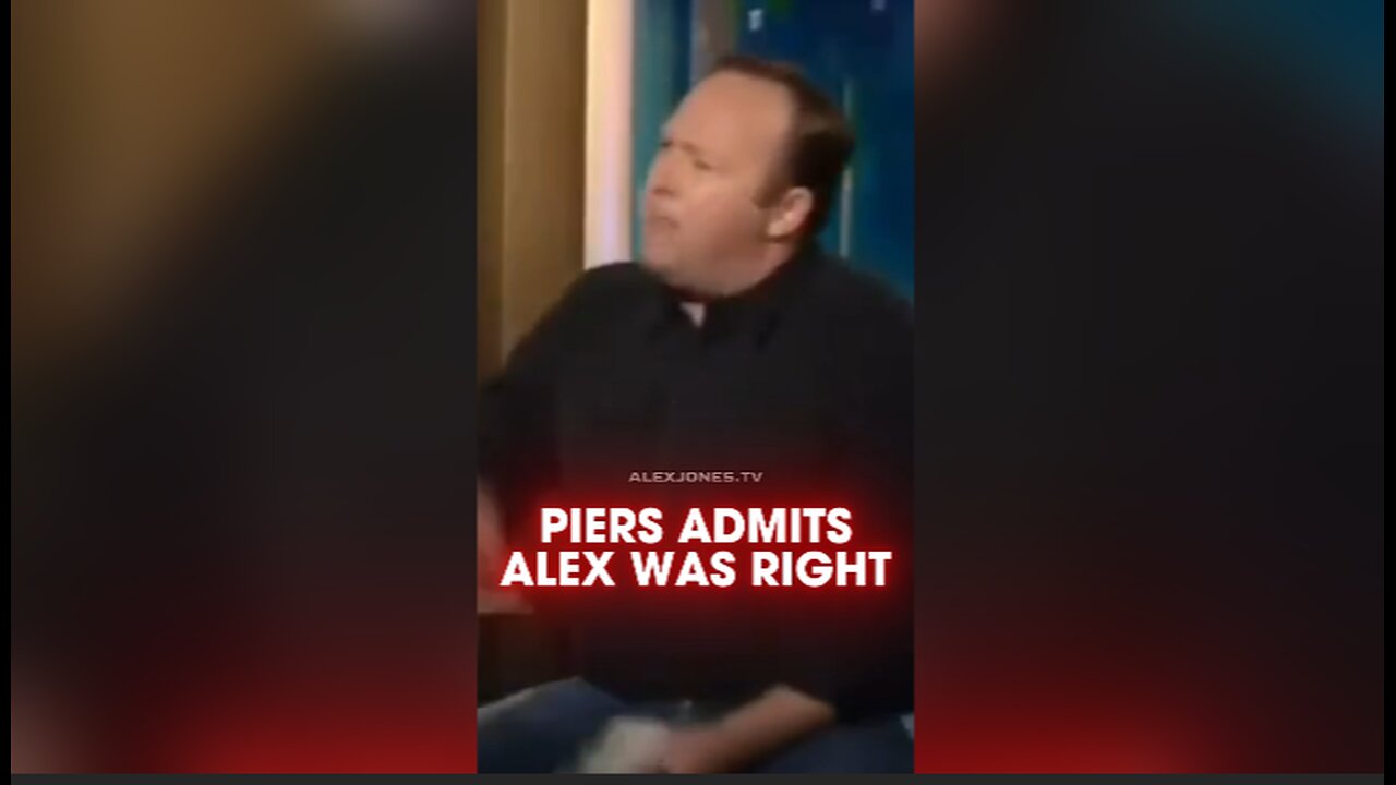 Piers Morgan Admits Alex Jones Was Right About Suicide Mass Murder Pills - 2/18/25