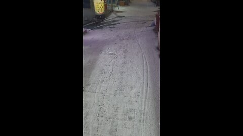 snow time in korea