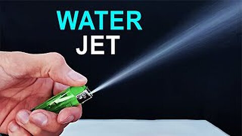 Lighter Water Jet !! (DIY Creative Gadget)