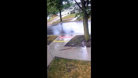 Crazy lightning strikes