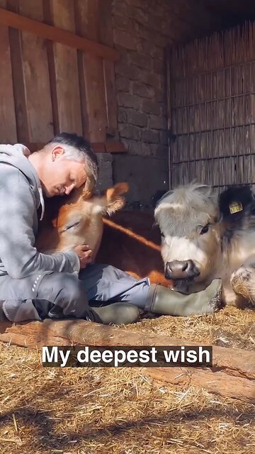 😍Animals Loving On Their Dad💗