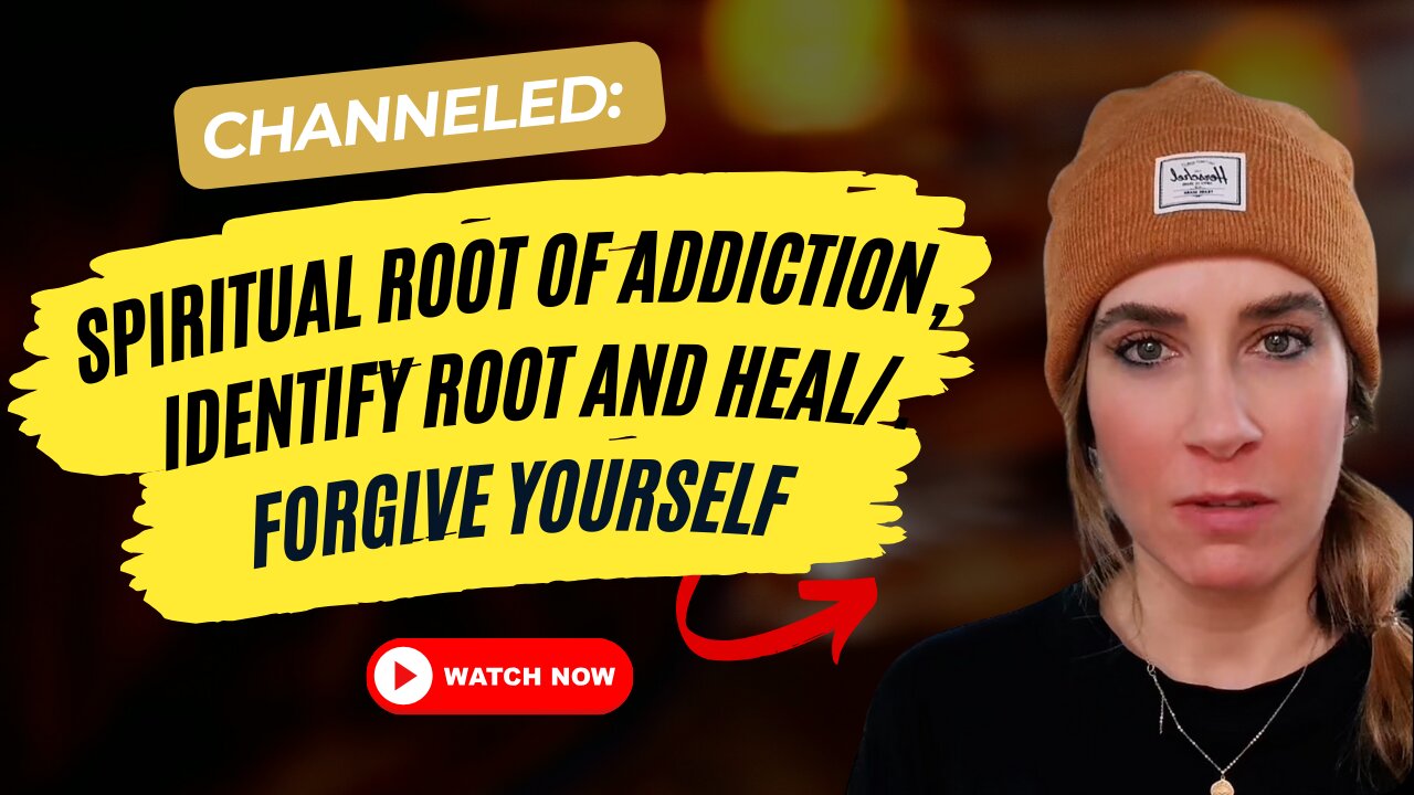 Channeled; Spiritual Root Of Addiction, Identify Root & Heal, Forgive Yourself.