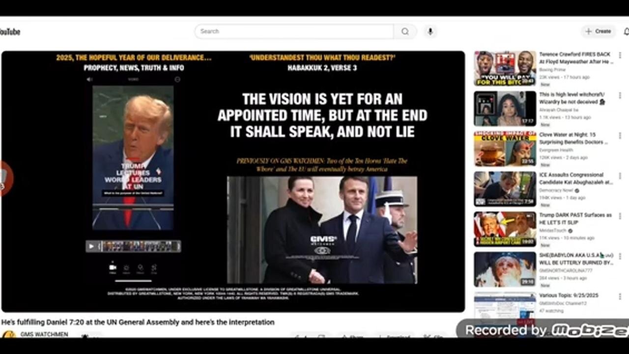 "Make America GREAT AGAIN" is a stout statement.The "stout heart of Donald Trump." (Daniel 7:20)