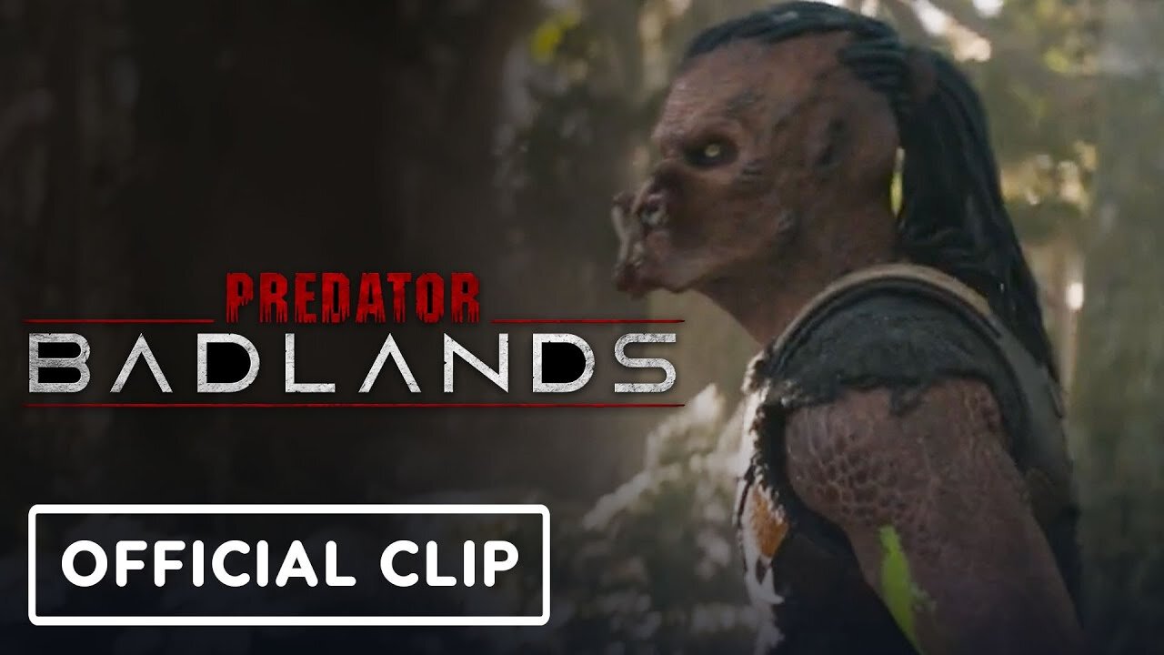 Predator: Badlands - Official 'Trees Attack' Clip (2025) Elle Fanning
