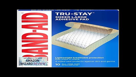 Band-Aid Brand Tru-Stay Adhesive Pads Large Sterile Bandages for Wound Care Large Review