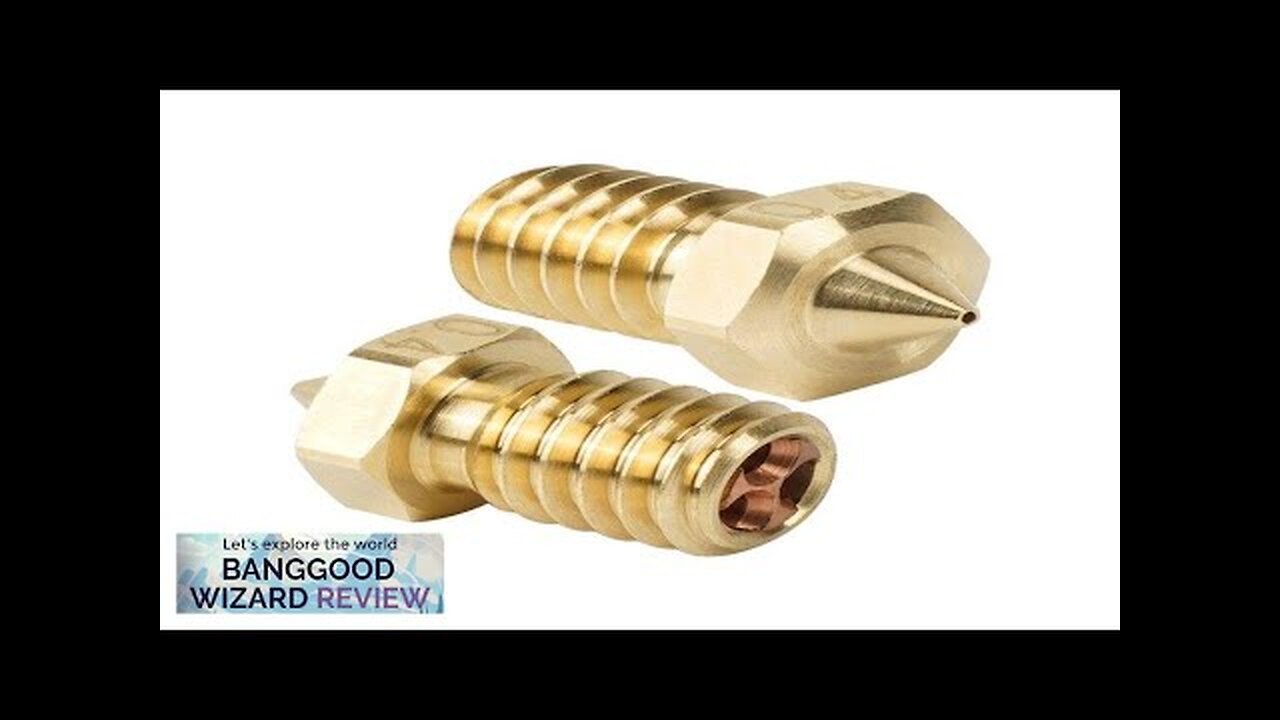 3D Printer Nozzle E3D V6 Clone CHT Nozzle M6 High Flow Copper Review