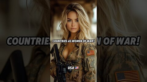 Countries As Women Of War! 🫡