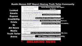 Dustin Nemos Exposes SGT Report As Liar Destroys Truth Teller Arena In Email To Jim Fetzer HopeGirl