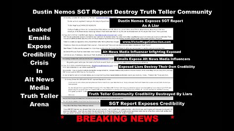 Dustin Nemos Exposes SGT Report As Liar Destroys Truth Teller Arena In Email To Jim Fetzer HopeGirl
