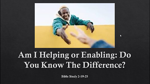 Am I Helping or Enabling? Do You Know the Difference?