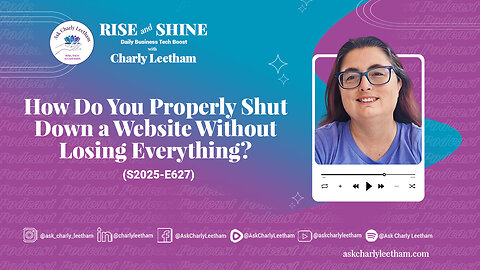 How Do You Properly Shut Down a Website Without Losing Everything? (2025/627)