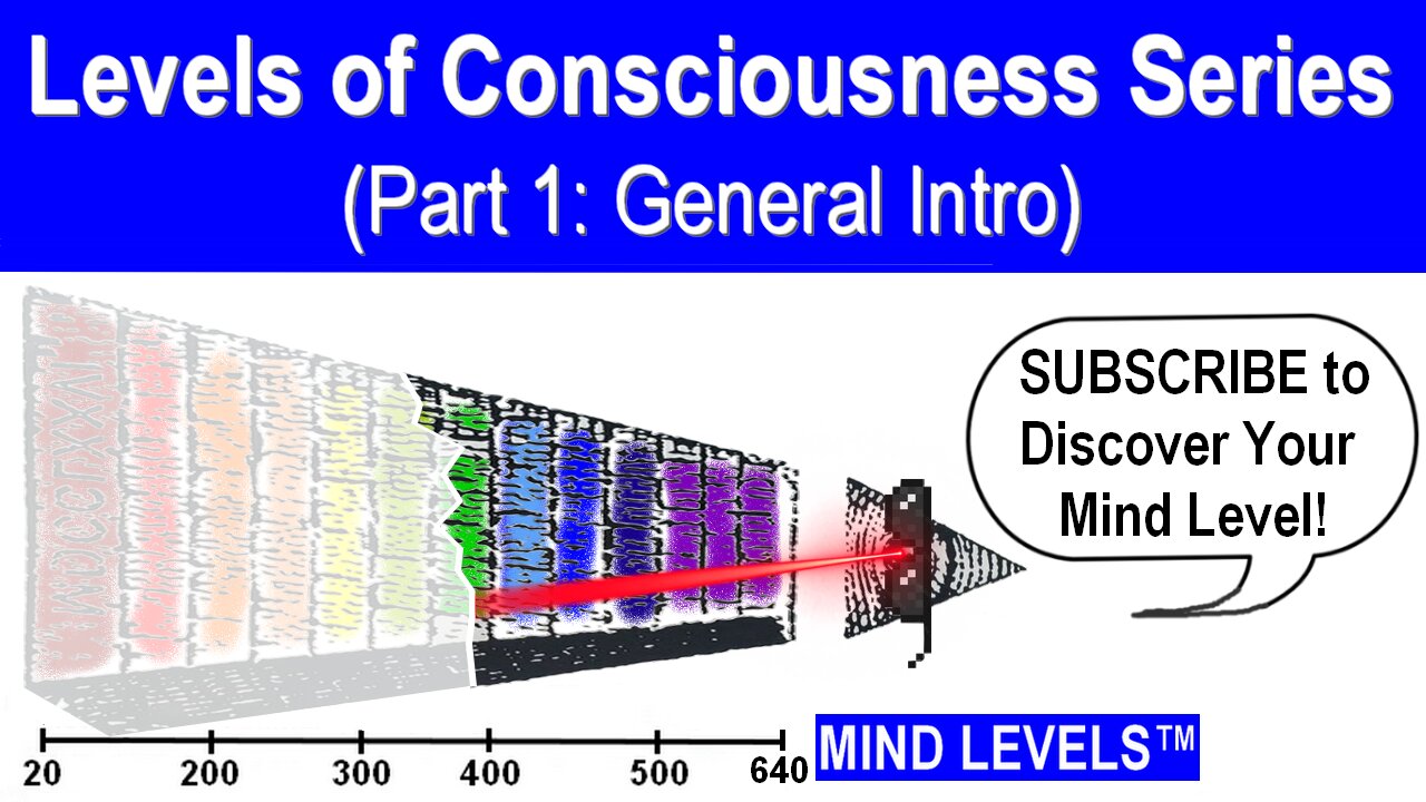 What Are The Levels of Consciousness Series (Part 1: General Intro)