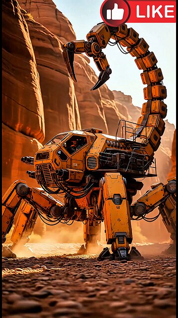 A strange scorpion-shaped weed is crawling up the wall. AI generate funny and entertainment video