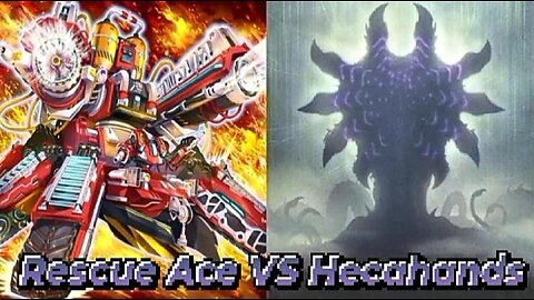 Yu-Gi-Oh! Duelingbook | Rescue-Ace Deck Vs Hecahands Deck