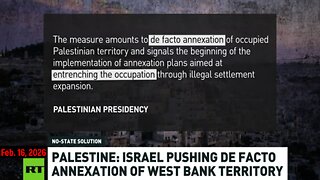 Israel De Facto Annexation Of West Bank