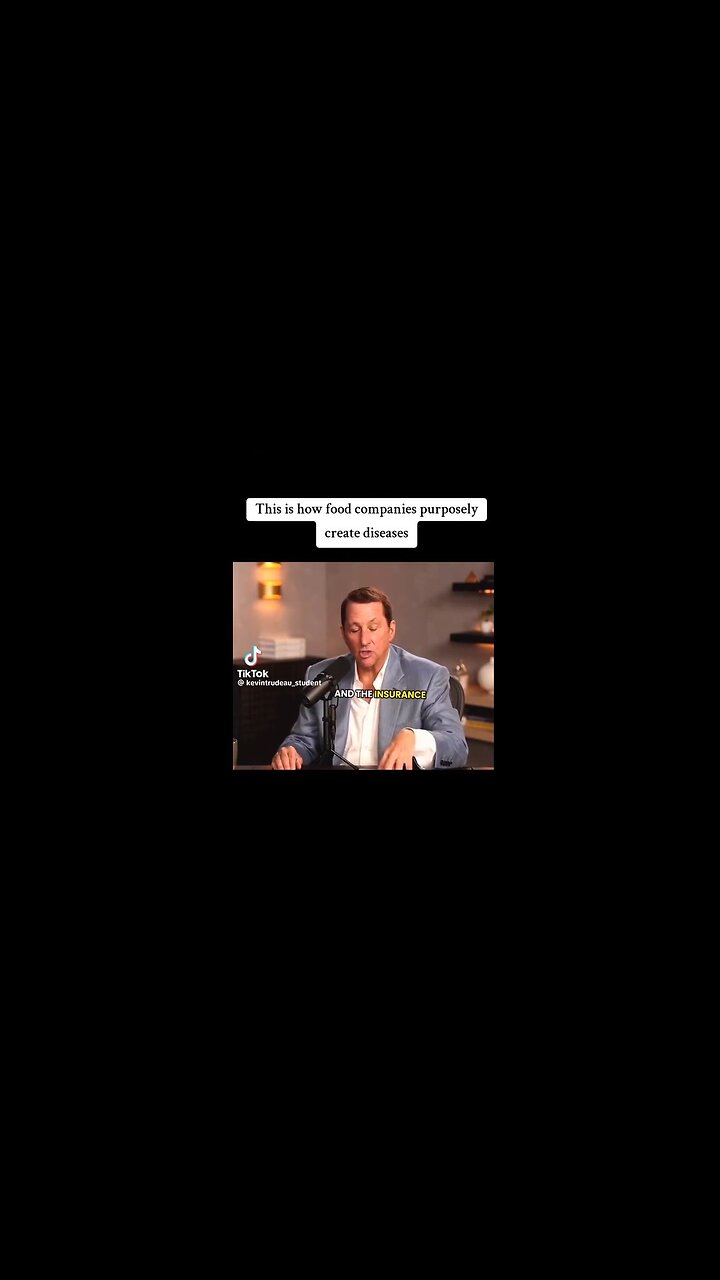 WARNING:🚨 How Food Companies PURPOSELY Create Diseases ~ by Kevin Trudeau