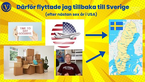 Därför flyttade jag tillbaka till Sverige (efter sex år i USA)