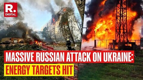 Russian Massive Strike On Ukraine Today