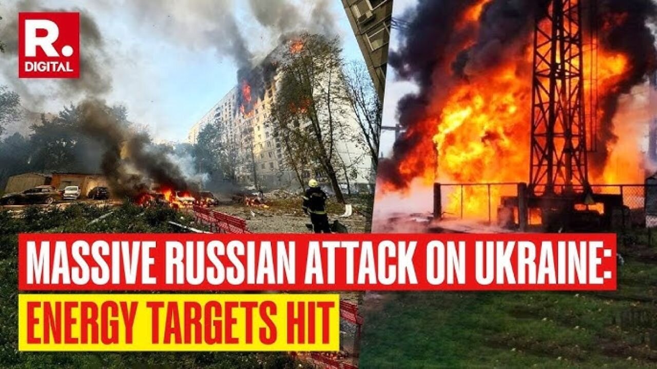 Russian Massive Strike On Ukraine Today