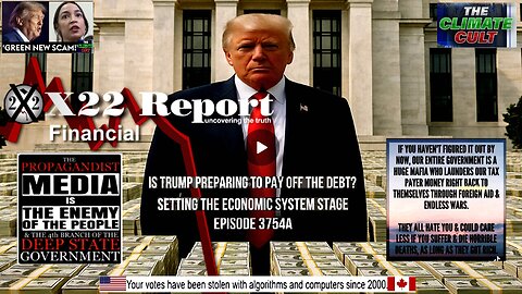 Ep 3754a - Trump Is Preparing To Pay Off The Debt, Setting The Economic System Stage