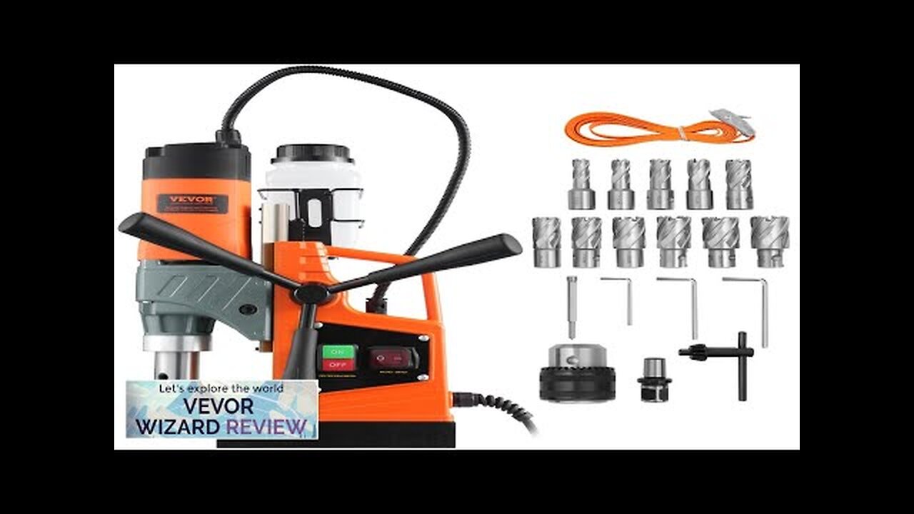 VEVOR Magnetic Drill 1450W 1.57" Boring Diameter 12500N 850 RPM Portable Electric Review