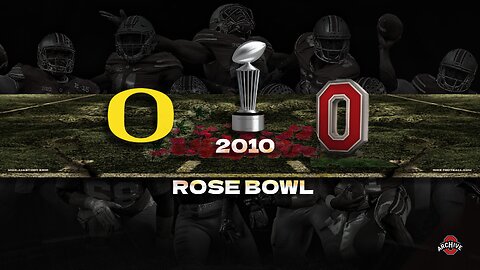 Ohio State [8] vs Oregon [7] || Rose Bowl (01.01.2010) [FULL GAME]