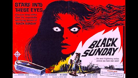 BLACK SUNDAY 1960 Resurrected Witch Plots Revenge Using her own Descendant FULL MOVIE HD & W/S