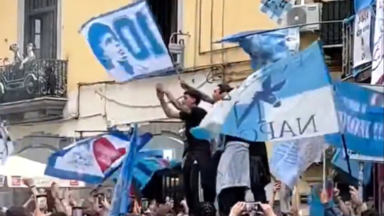 Napoli Scudetto Party (Napoli Champions of Italy for the 3rd time in history)