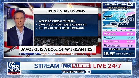 Kilmeade: Trump Walked Out Of Davos With A Greenland Deal!