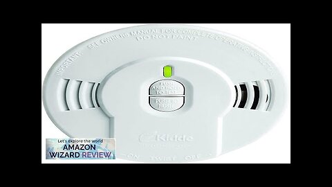 Kidde Smoke Detector 10-Year Battery LED Indicators Replacement Alert Test-Reset Button Review