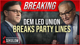 BREAKING: Dem Led Union Breaks Party Lines to End Shutdown