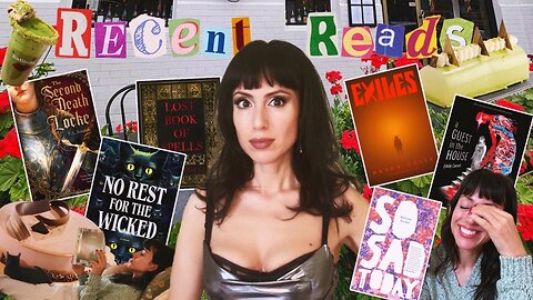 WEEKLY READING VLOG Part 2 | recent books | 40th Birthday | scifif, fantasy, thriller, nonfic,