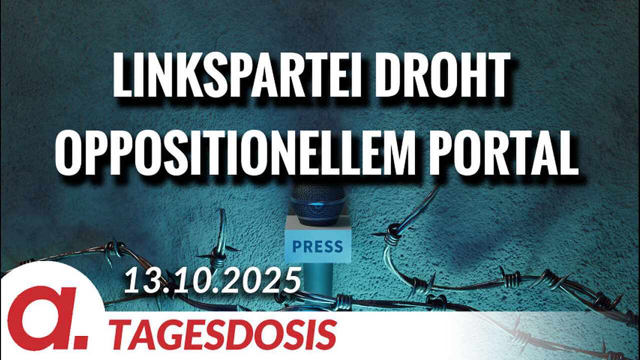 Linkspartei droht oppositionellem Portal | Von Paul Clemente