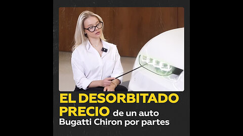 Una puerta por el precio de un apartamento: cuánto cuestan las piezas del lujoso auto Bugatti Chiron