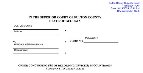 Moore v Williams Appeal Hearing - October 30, 2025