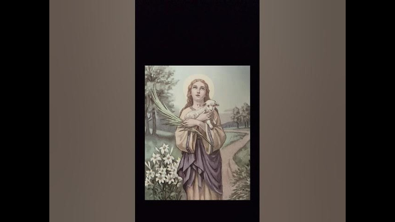 St Agnes ~ January Saints 21/01 🙏✝🌹