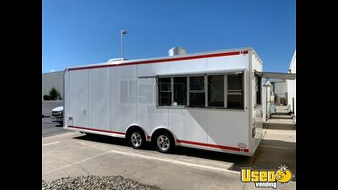 2006 8.5' x 24' Kitchen Food Trailer with L&I Stamp | Concession Trailer for Sale in Washington!