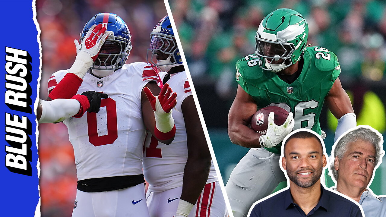 Will the Giants stop Saquon AGAIN in Philly rematch? | Blue Rush
