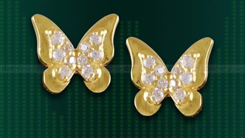 ✨ 22KT Minimal Gold Stud Earrings | Elegant Daily Wear Jewellery by DAR Jewellery 💎