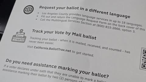 No Information on Prop 50 in the Sample Ballot