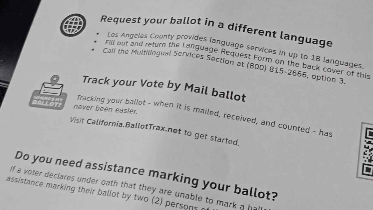 No Information on Prop 50 in the Sample Ballot