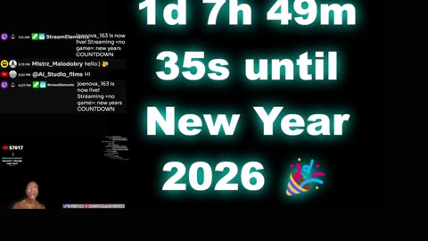 New Years 2026 countdown