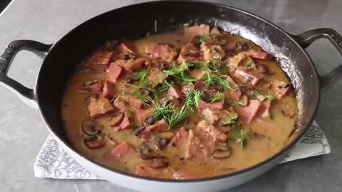 Corned Beef Stroganoff