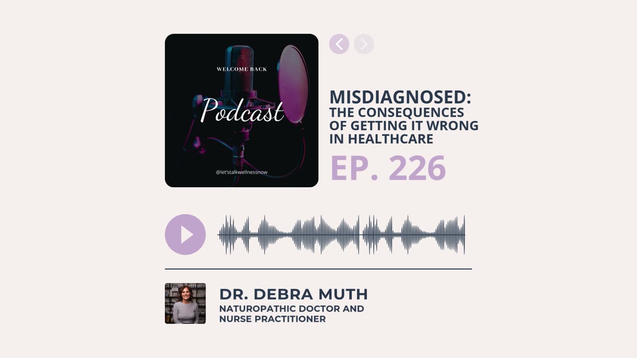 Let's Talk Wellness Now Ep. 226: Misdiagnosed: The Consequences of Getting It Wrong In Healthcare