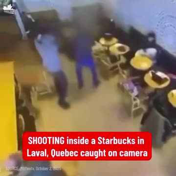 This was the SHOOTING in Laval Quebec 🇨🇦 at a Starbucks in broad daylight. Welcome to CANADA