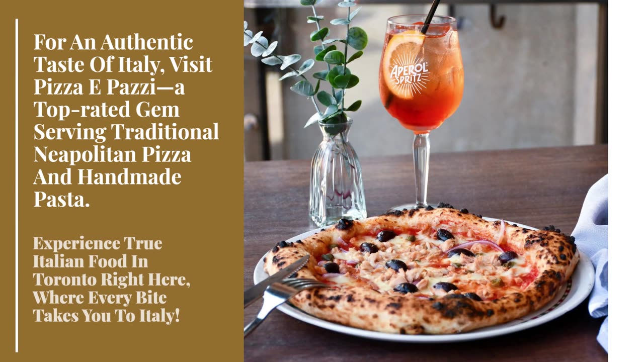 Top Italian Restaurants Toronto