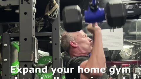 Trainer Tests Dualbell on Overhead Press — Core Activation Surprised Him